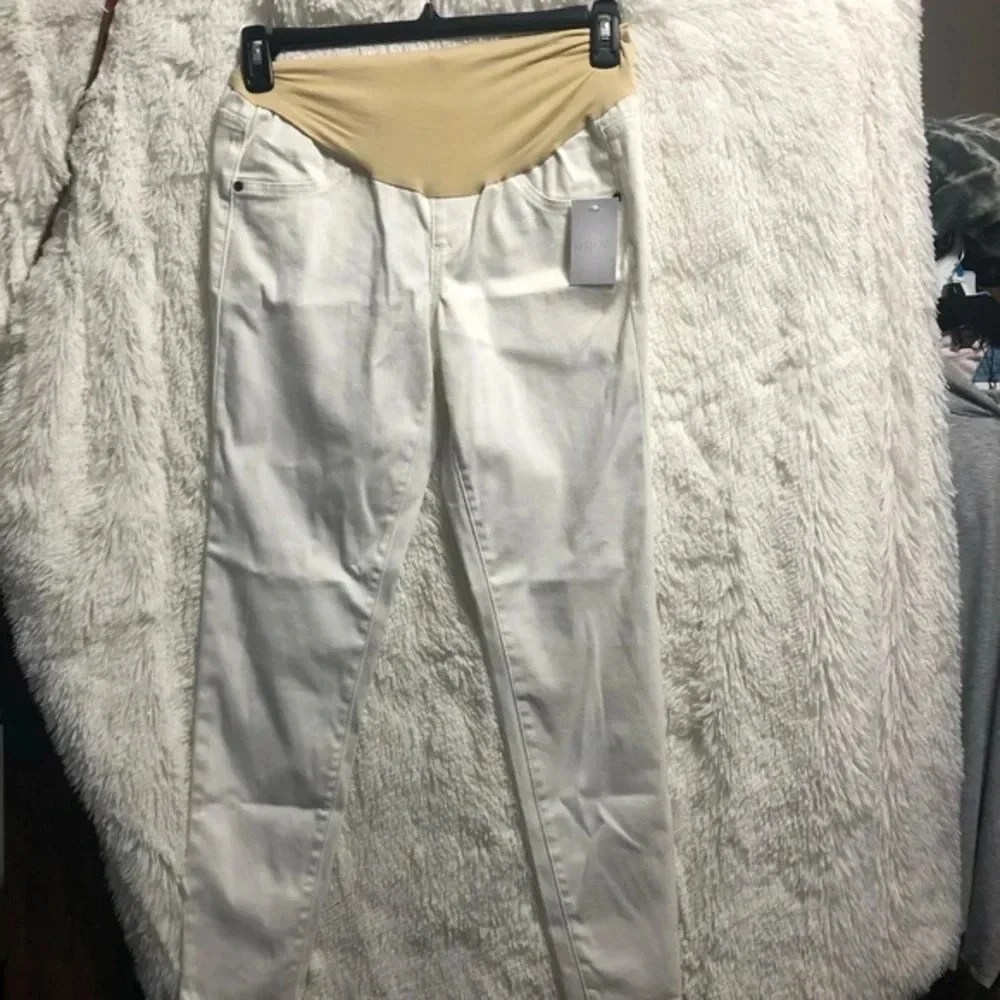 NWT a:glow white maternity jegging - Picture 1 of 4